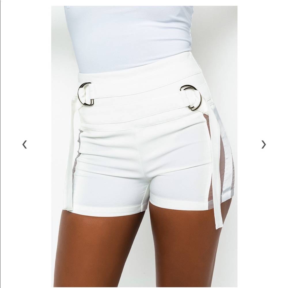 Fashion White Shorts
